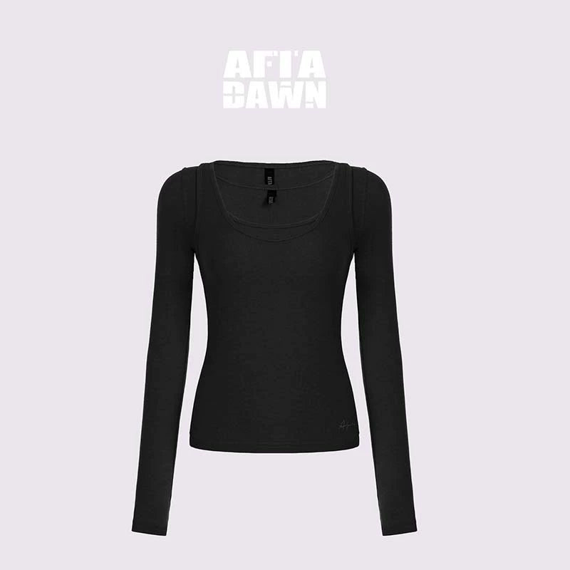 AFTADAWN_Two_Piece_Layered_Sleeveless_Vest_Long_Sleeve_Top_MISSTT