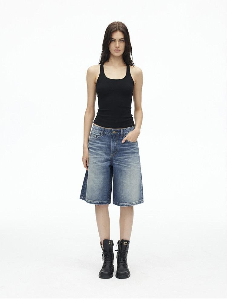 AFTADAWN U Neck Backless Slim Racerback Women&