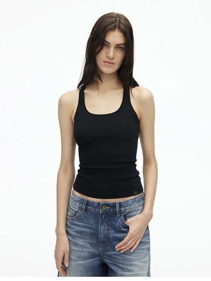 AFTADAWN U Neck Backless Slim Racerback Women&