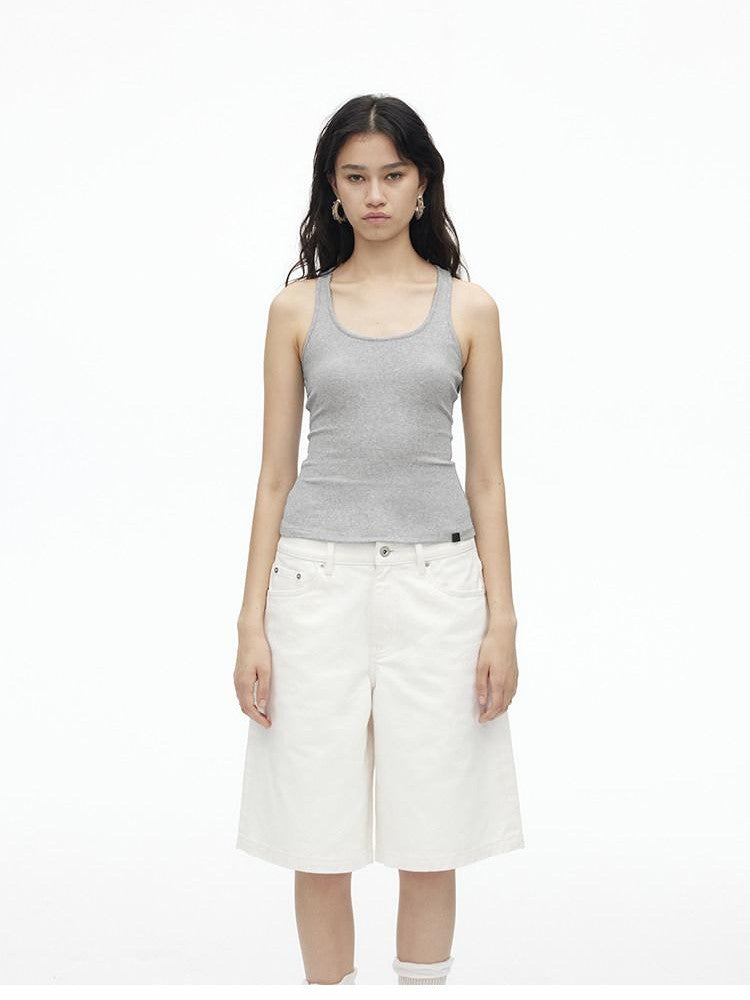 AFTADAWN U Neck Backless Slim Racerback Women&