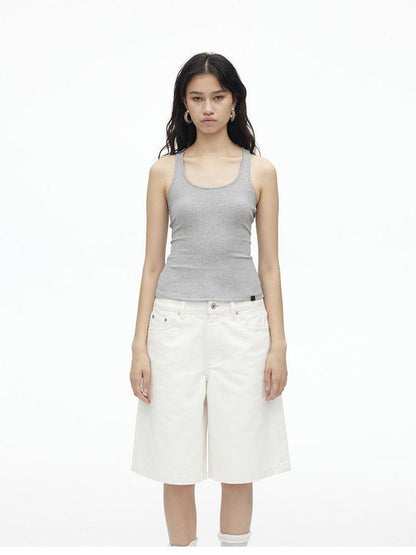 AFTADAWN U Neck Backless Slim Racerback Women&
