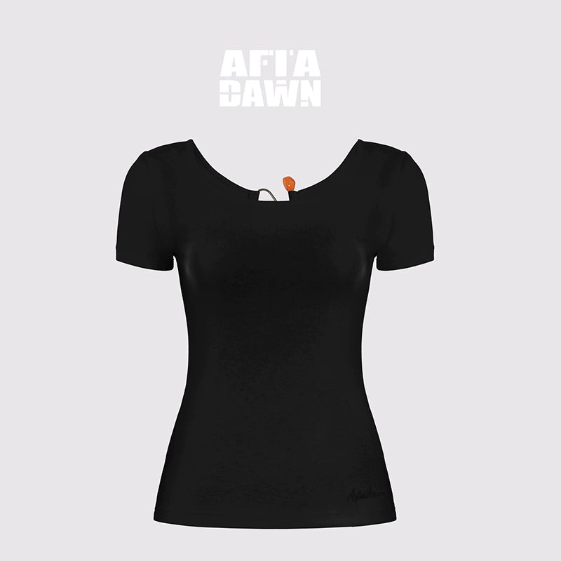 AFTADAWN_U_Neck_Lace_Up_Back_Short_Sleeve_Top_MISSTT