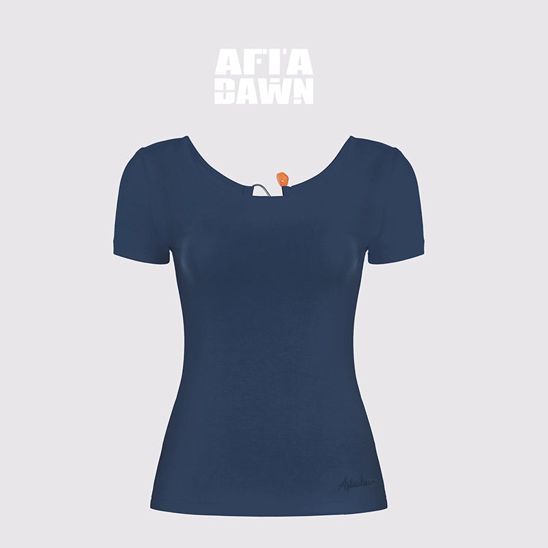 AFTADAWN_U_Neck_Lace_Up_Back_Short_Sleeve_Top_MISSTT