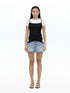 AFTADAWN U Neck Merino Wool Layering Sleeveless Top With Built In Camisole