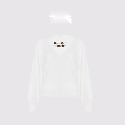 AFTADAWN_V-Neck_Beaded_Lantern_Sleeve_Crop_Top_MISSTT