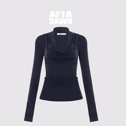 AFTADAWN_V-Neck_Hollow-Out_Slim_Fit_Long_Sleeve_Top_MISSTT