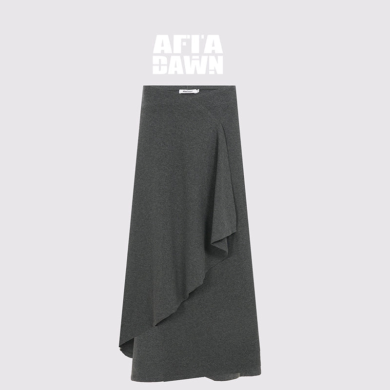 AFTADAWN_V-Neck_Twist_Top_Asymmetrical_Skirt_Set_MISSTT
