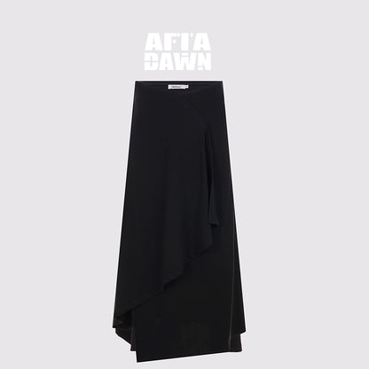 AFTADAWN_V-Neck_Twist_Top_Asymmetrical_Skirt_Set_MISSTT