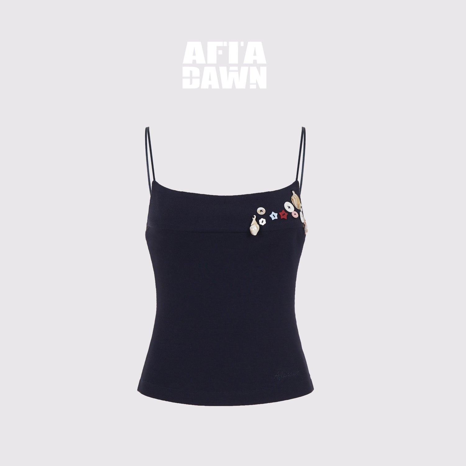 AFTADAWN_Vertical_Ribbed_Shell_Button_Women&