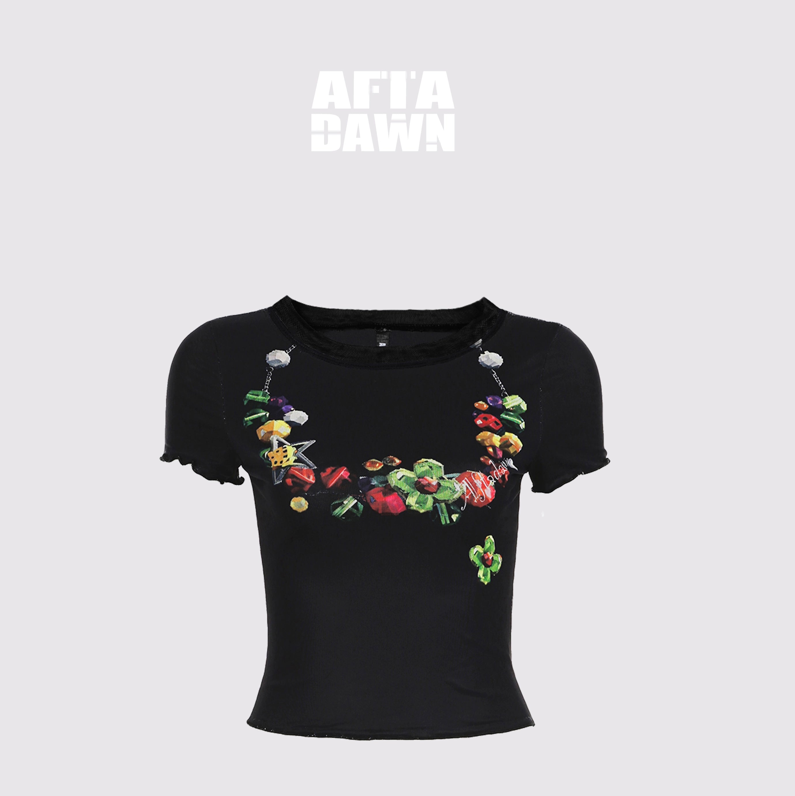 AFTADAWN_Vintage_Necklace_Print_Tulle_Trim_Tee_MISSTT