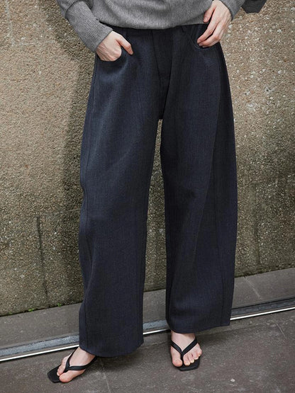 Vintage Twill Straight Leg Cargo Trousers