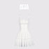 AFTADAWN_White_3d_Bow_Embroidered_Jacquard_Gathered_Women&