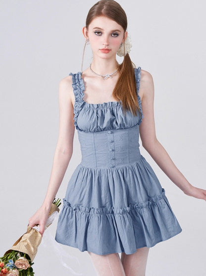 AFTADAWN White 3d Bow Embroidered Jacquard Gathered Women&