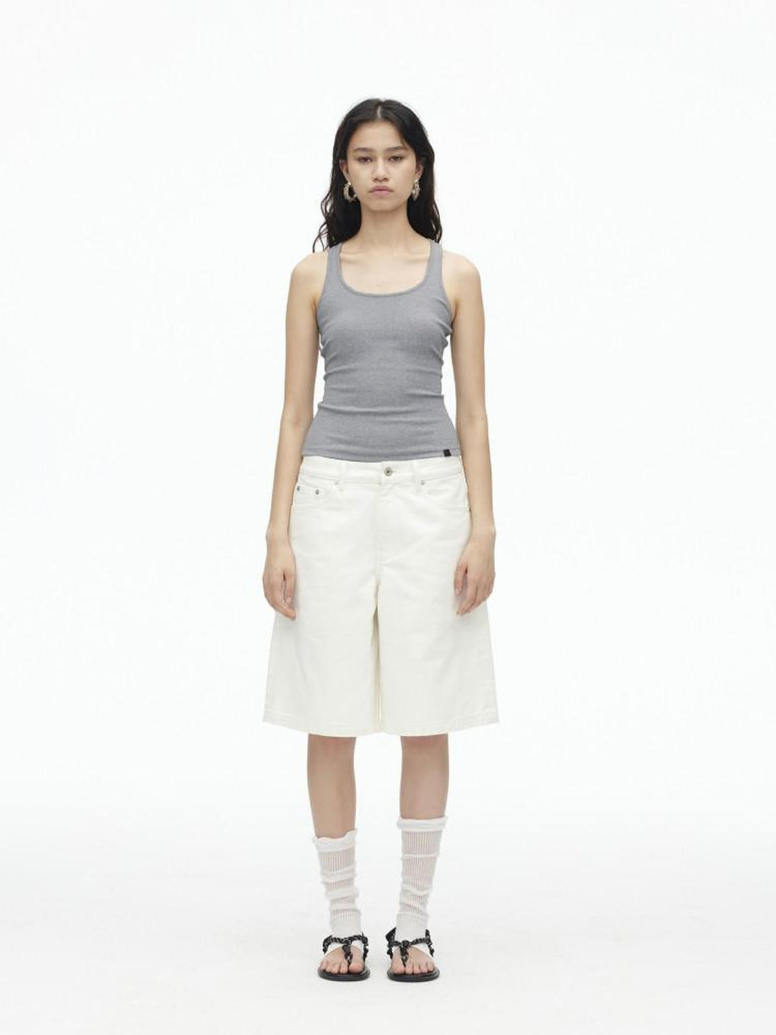 AFTADAWN White Boxy Loose Women&