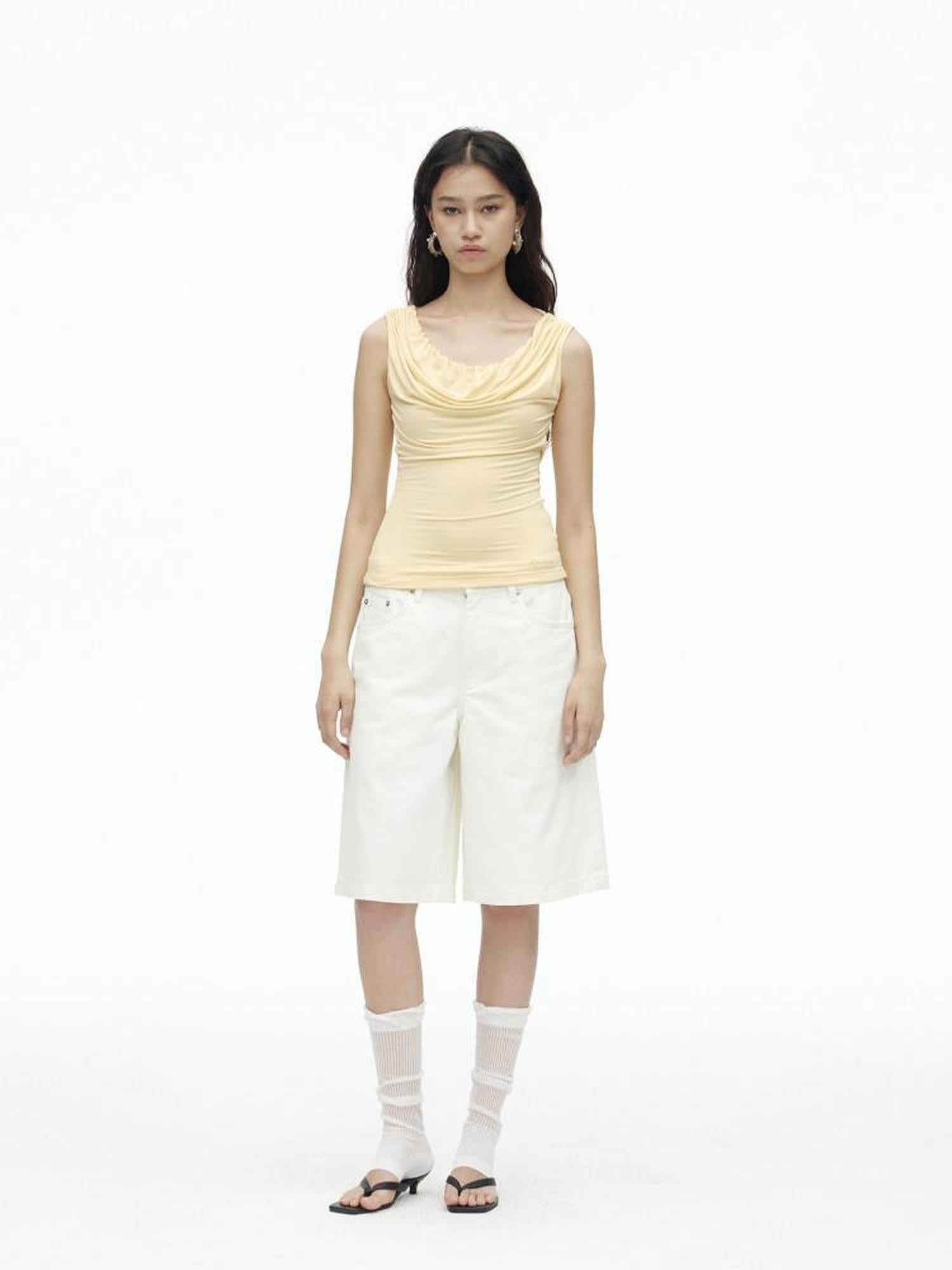 AFTADAWN White Boxy Loose Women&