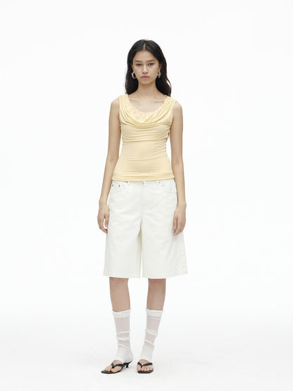 AFTADAWN White Boxy Loose Women&