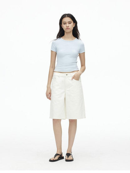 AFTADAWN White Boxy Loose Women&