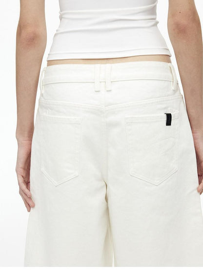AFTADAWN White Boxy Loose Women&