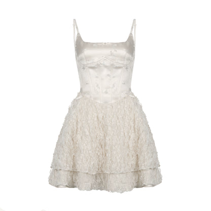 AFTADAWN_White_Tea_Lace_Embroidered_Corset_Bustier_Dress_V-neck_Long-Sleeve_MISSTT