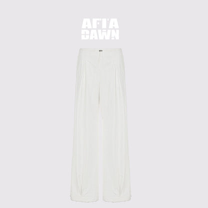 AFTADAWN_White_Textured_Crinkle_Pleated_Draped_Women&