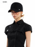 ALINNV Black And Off White Two Colors Wide Brim Women&