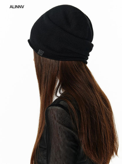 ALINNV Casual Relaxed Stacked Round Top Warm Women&