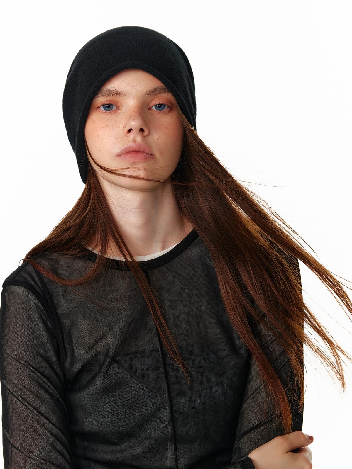 ALINNV Casual Relaxed Stacked Round Top Warm Women&
