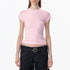 ALINNV Cropped Hourglass Slim Fit Crew Neck Women&