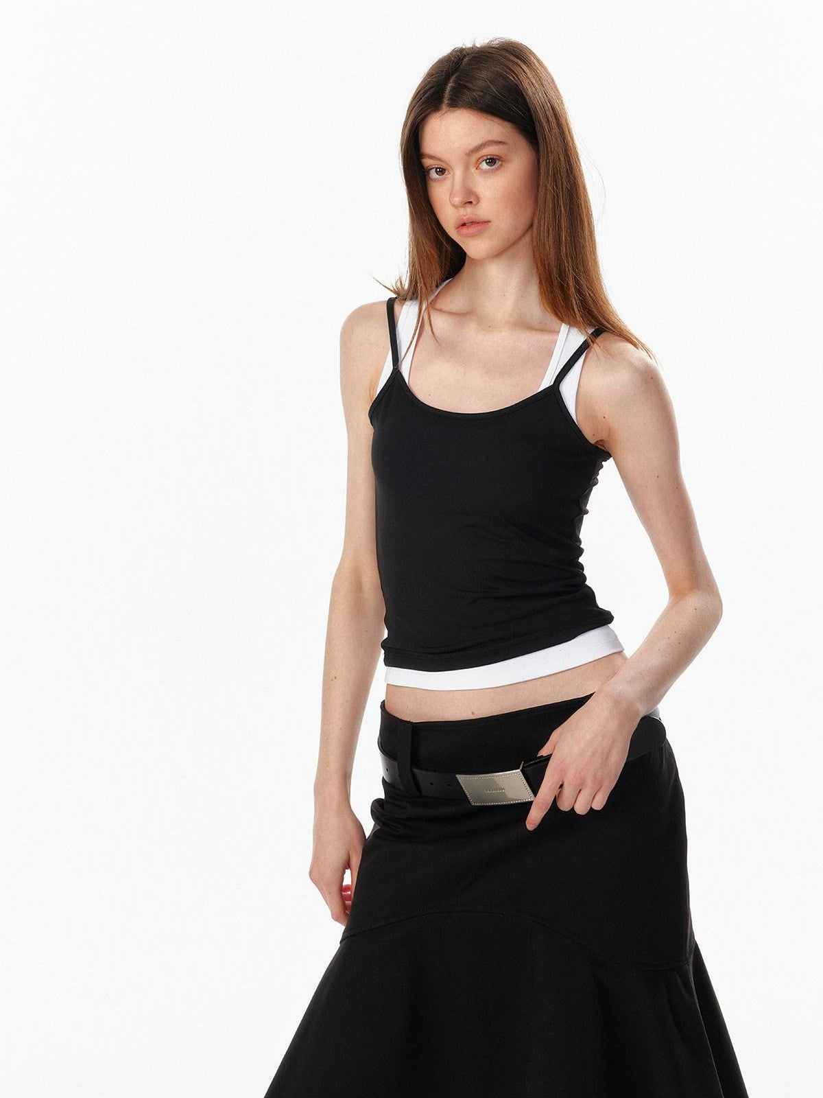 ALINNV Cropped Racerback U Neck Women&