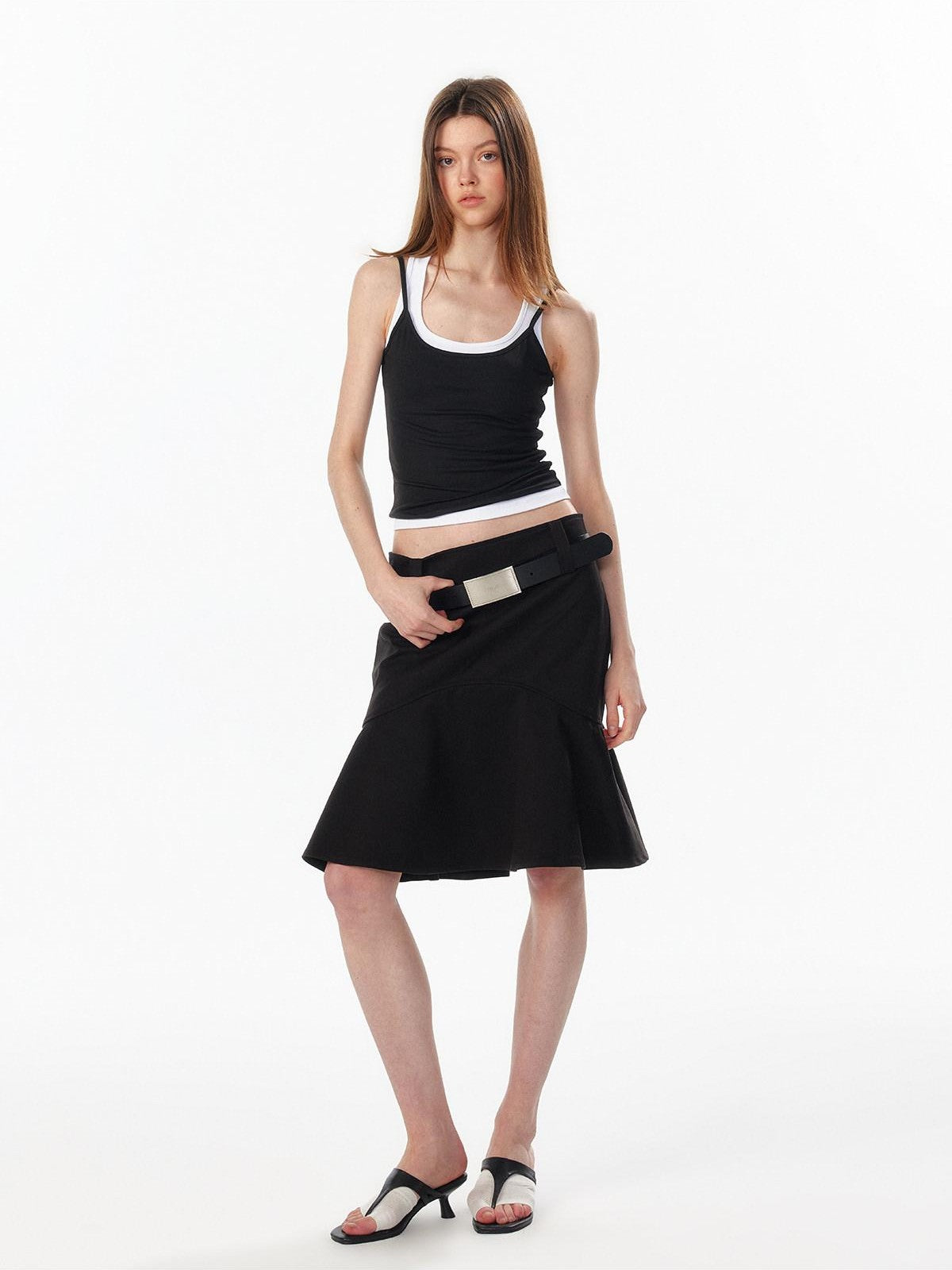 ALINNV Cropped Racerback U Neck Women&