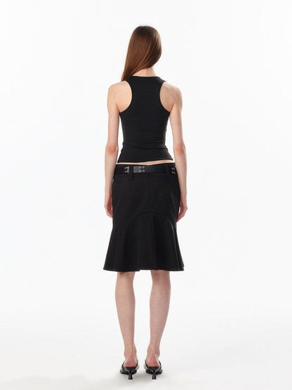 ALINNV Cropped Racerback U Neck Women&