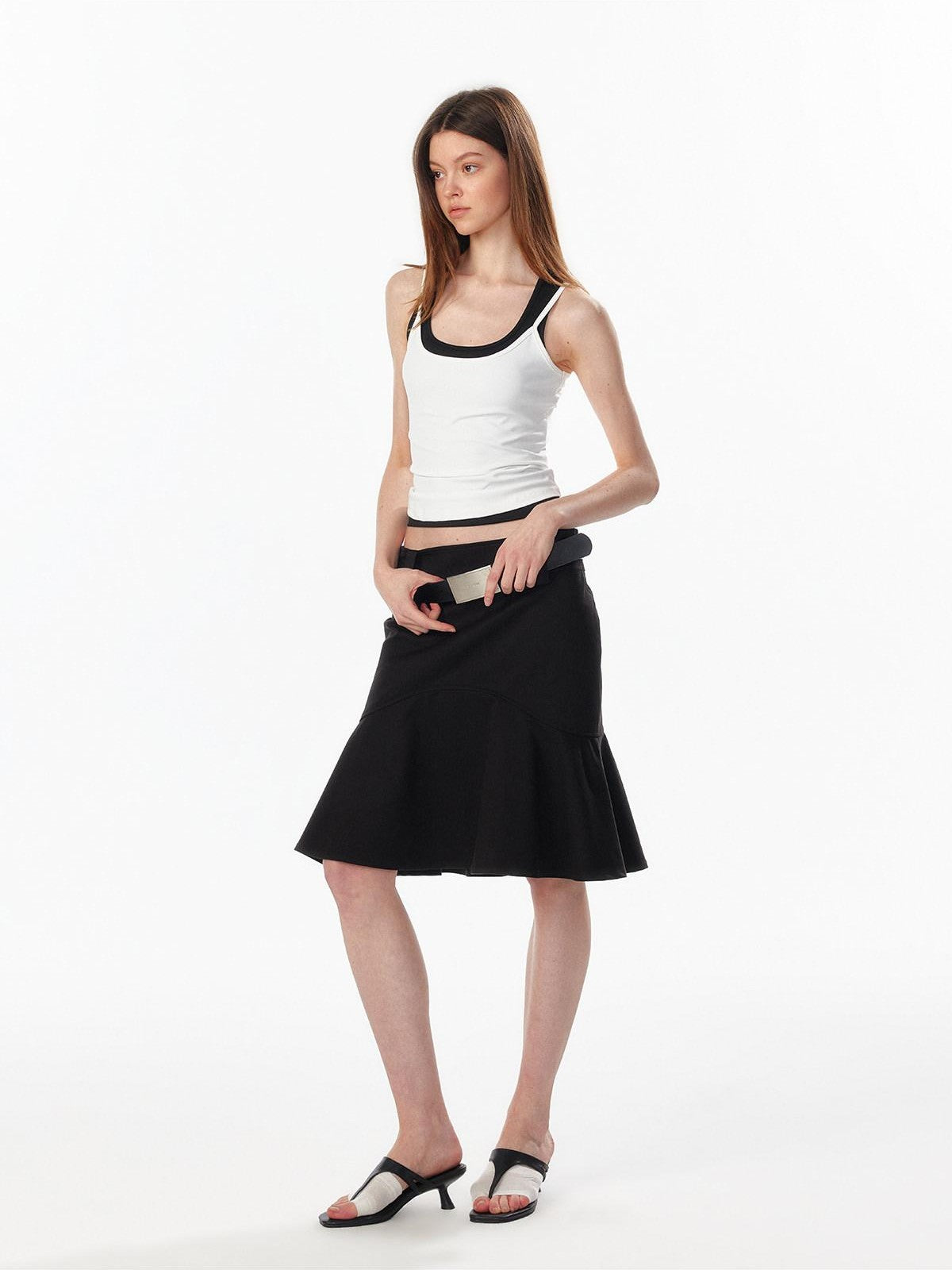 ALINNV Cropped Racerback U Neck Women&