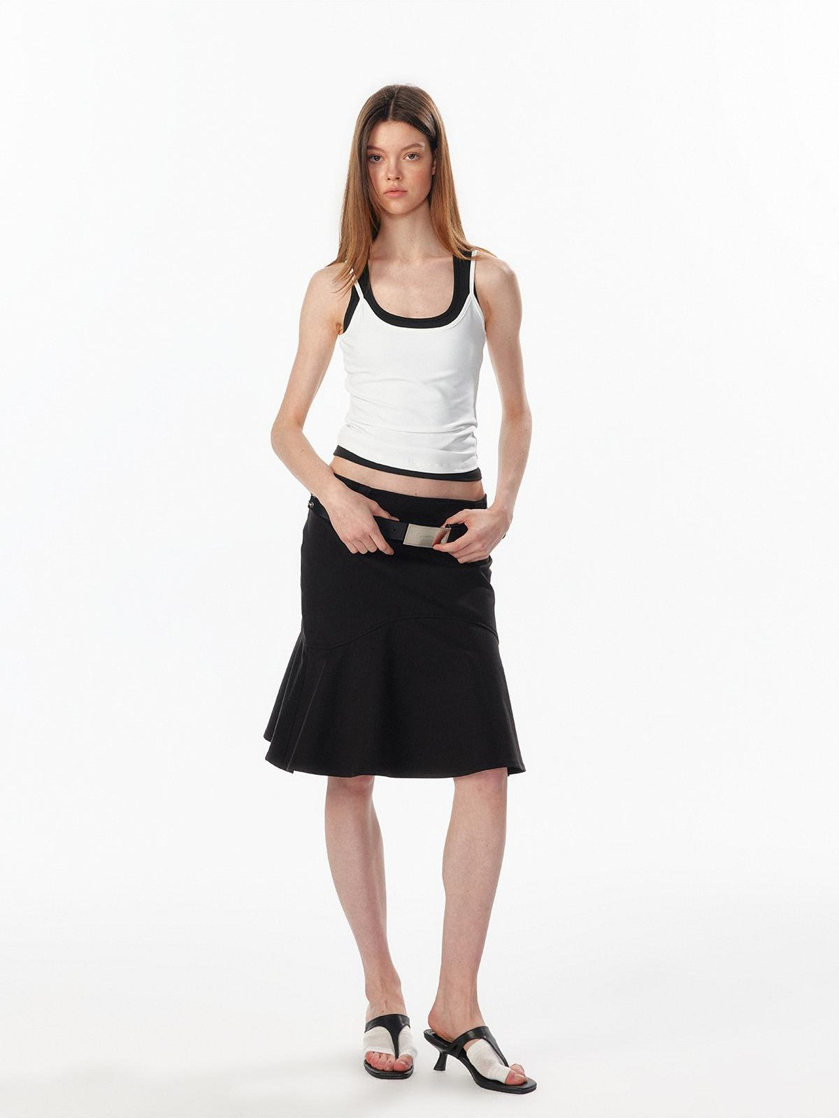 ALINNV Cropped Racerback U Neck Women&