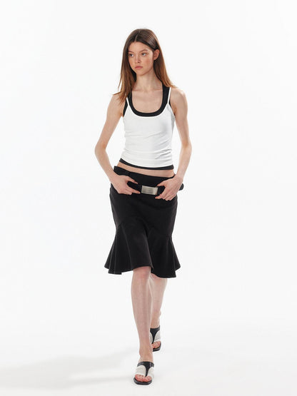 ALINNV Cropped Racerback U Neck Women&