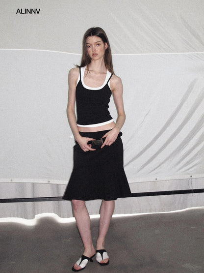 ALINNV Cropped Racerback U Neck Women&
