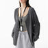 ALINNV_Deep_V-neck_Slimming_Long_Sleeve_Zip_Knit_Women&