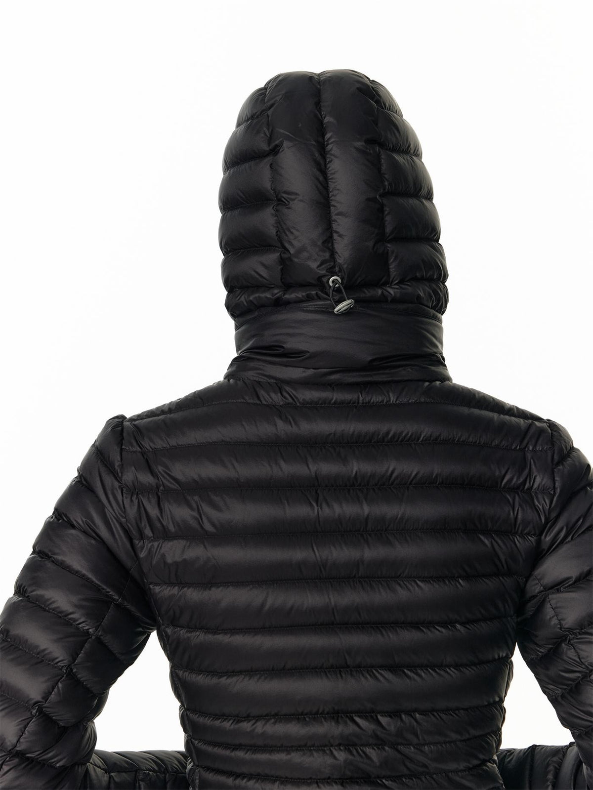 ALINNV Detachable Hood Quilted Cropped 90 White Duck Down Women&