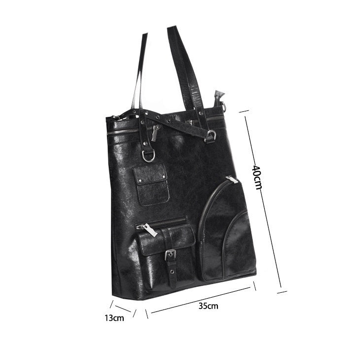 ALINNV_Distressed_Biker_Multi_Pocket_Tote_Convertible_Women&