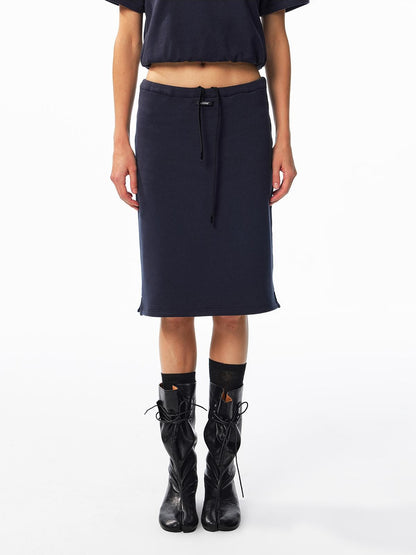 ALINNV Drawstring Straight Hem Cotton Women&