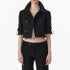 ALINNV_Exposed_Waist_Double_Breasted_Turn_Collar_Short_Sleeve_Women&