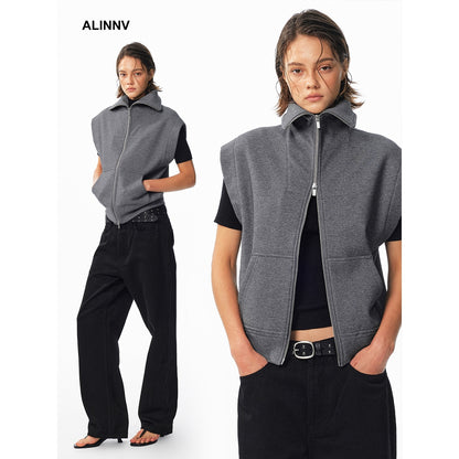 ALINNV_Fleece_Lined_Fly_Sleeve_Stand_Collar_Zip_Up_Loose_Women&