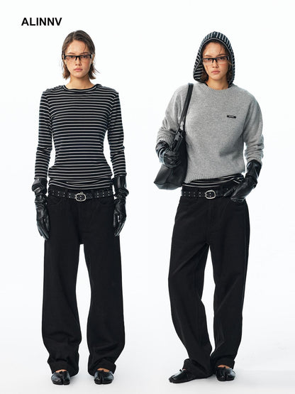 ALINNV Hooded Wool Blend Women&
