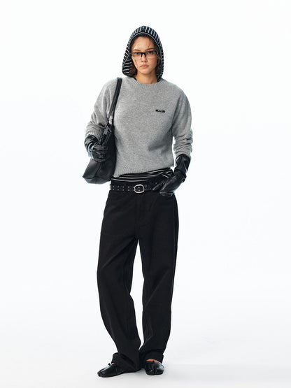 ALINNV Hooded Wool Blend Women&