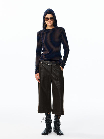 ALINNV Hooded Wool Blend Women&