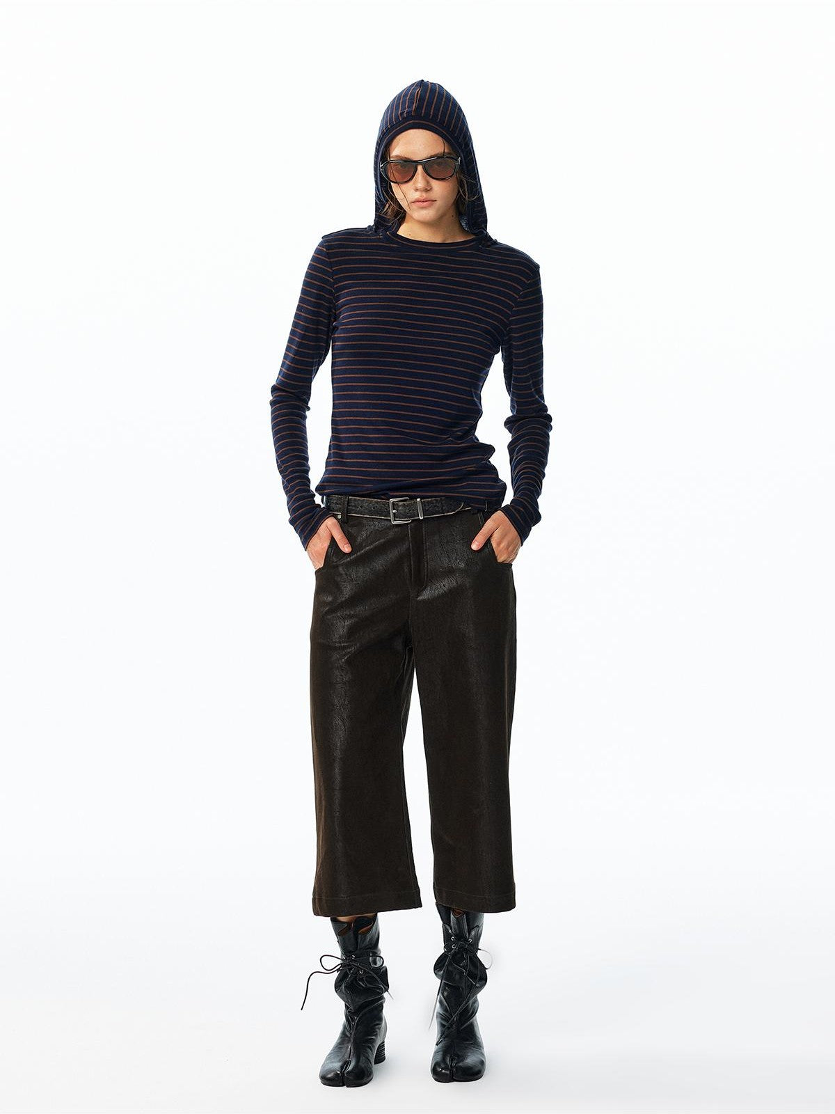 ALINNV Hooded Wool Blend Women&