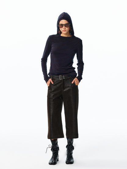ALINNV Hooded Wool Blend Women&