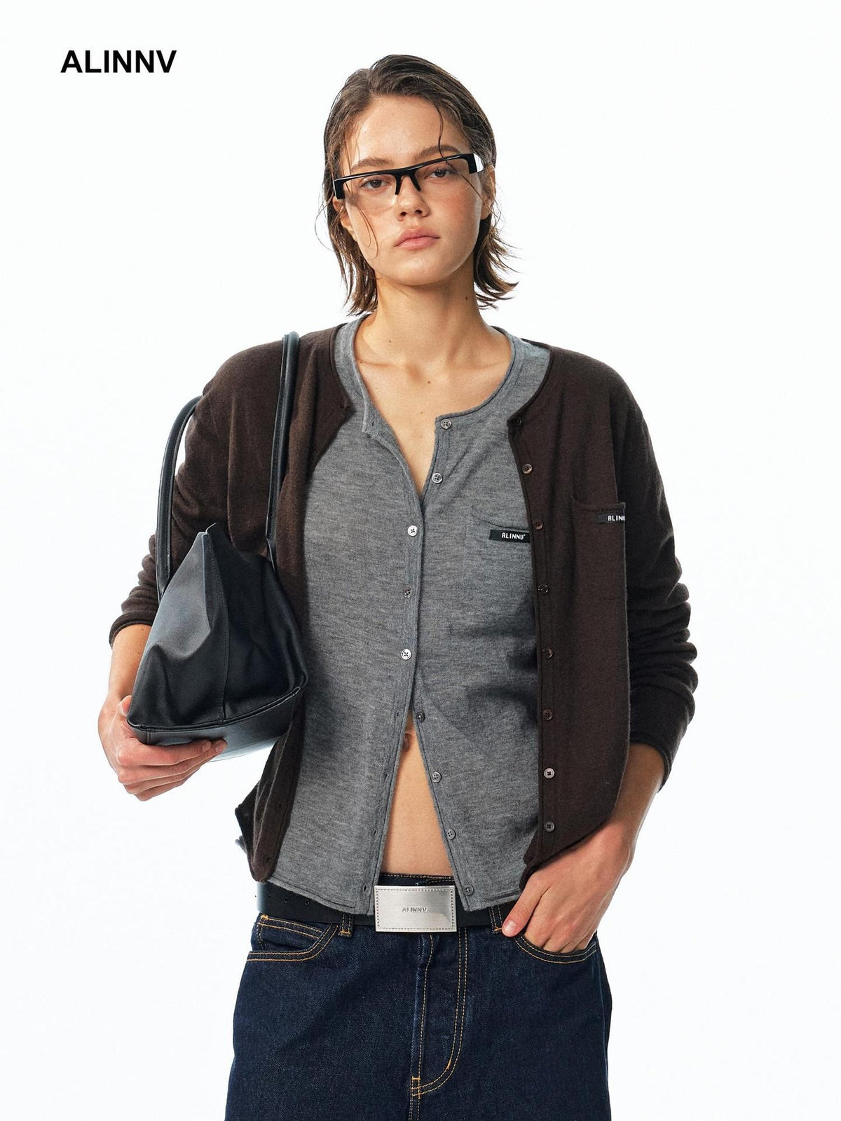 ALINNV Knitted Wool Women&