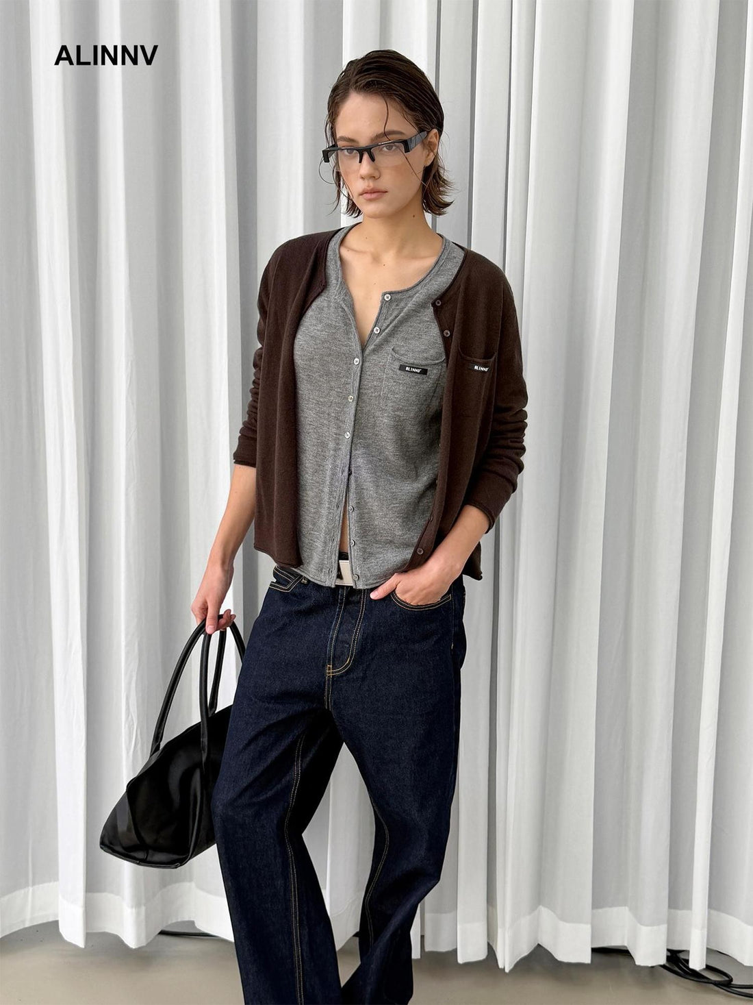 ALINNV Knitted Wool Women&