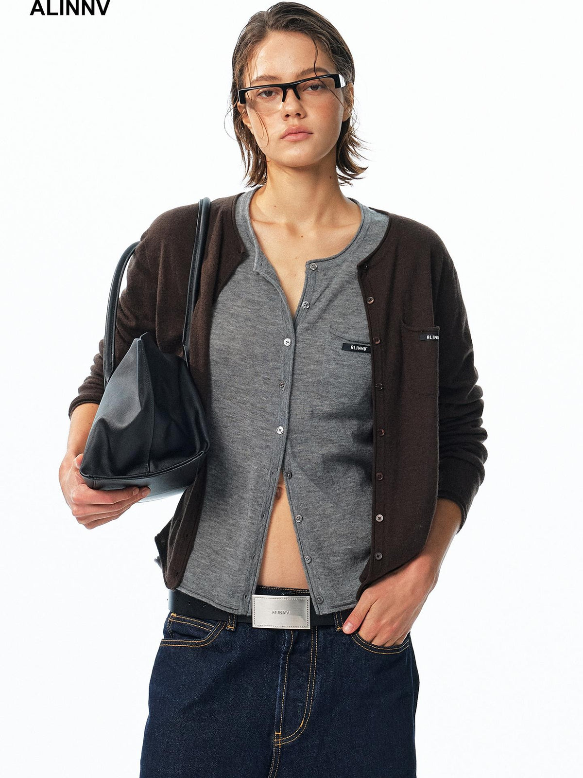 ALINNV Knitted Wool Women&