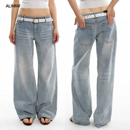 ALINNV_Light_Wash_Distressed_Breathable_Low_Rise_Women&